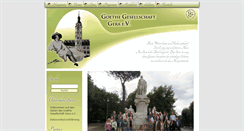 Desktop Screenshot of goethe-gesellschaft-gera.de